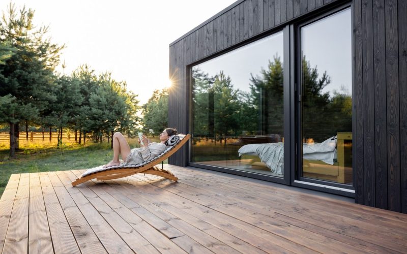 pose de terrasse et store dans le Morbihan